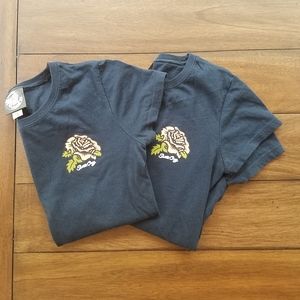 Santa Cruz girls rose tee